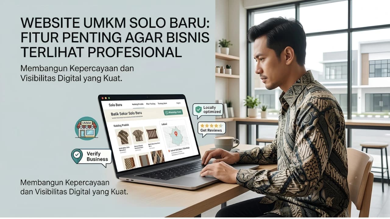 Website UMKM Solo Baru: Fitur Penting agar Bisnis Terlihat Profesional