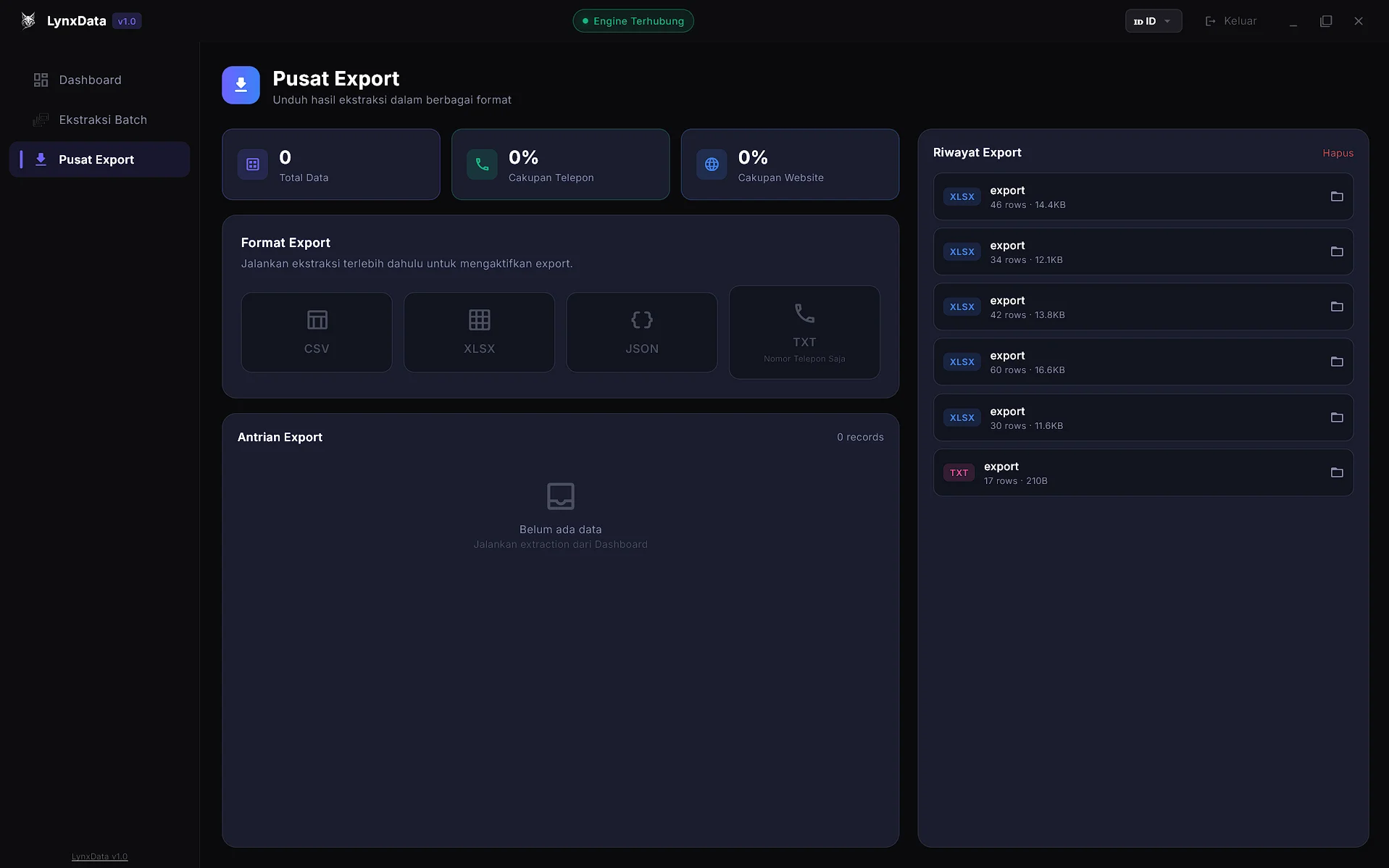 Aplikasi Desktop Pendukung